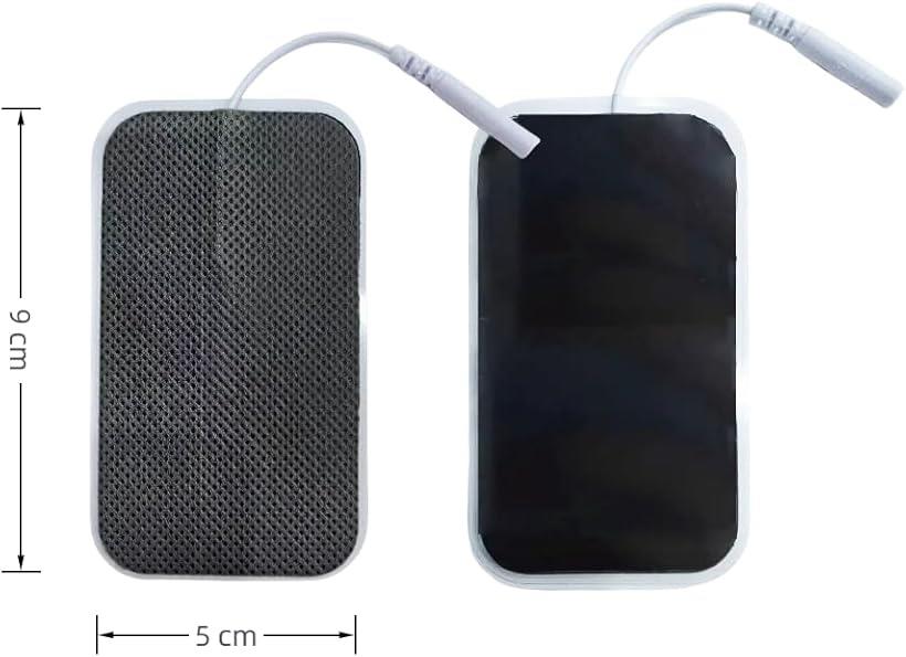 交換パッド ジェルシート高電導 強粘着 (濃灰色 4組8枚, 直径2.0mm 5x9cm)