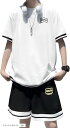 アスペルシオ ストリート系 上下 セットアップ 半袖 tシャツ 半ズボン 快適 カジュアルウェア メンズ スウェット ルームウェア 短パン 部屋着 スポーツ ジ...