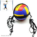 良品ラボ バレーボール 練習器具 ストラップ強化 トス サーブ スパイク ミート練習 バレーボール用品 自主練習 トレーニング 4号球 5号球 対応(ブラック/イエロー, ポールハンガー式)