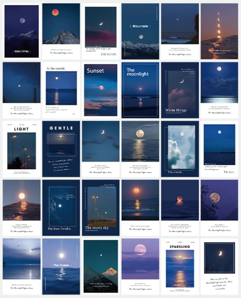 おしゃれで可愛い ポストカード 30枚セット はがきサイズ 北欧 韓国 海外 インテリア 雑貨 ミニ ...