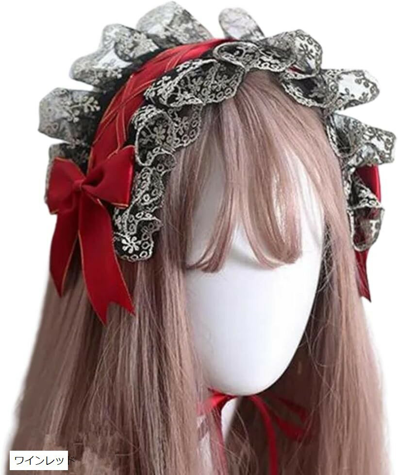 バリエーションコード : 2buk341l6f商品コード2buk3isgff商品名morytrade ゴシック ヘッドドレス レース リボン付き 髪飾り ビター系 ロリータ風 黒 ネイビー ハロウィン 撮影用ブランドMORY TRADEカラ...