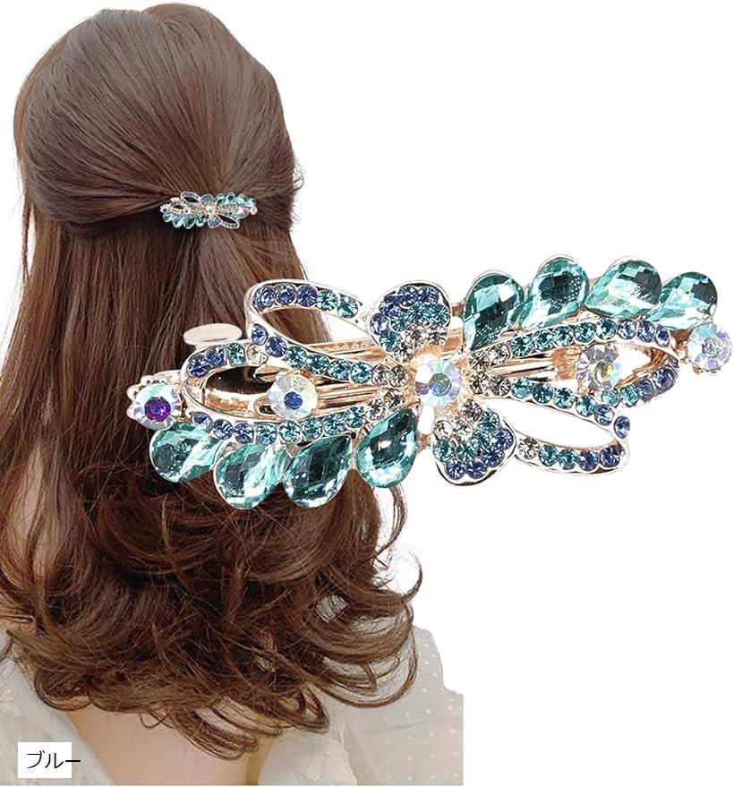 楽天市場】ターコイズブルー（バレッタ｜ヘアアクセサリー