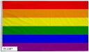 国旗 世界国旗 ハトメ式 フラッグ スポーツ 観戦 応援グッズ 運動会(99.LGBT, 90x150cm)