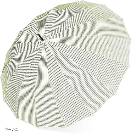 傘 長傘 紳士傘 メンズ 16本骨 ワンタッチ開き 梅雨対策 ジャンプ傘 レディース 晴雨兼用 丈夫 撥水 耐風(ベージュ) 傘 長傘 紳士傘 メンズ 16本骨 ワンタッチ開き 梅雨対策 ジャンプ傘 レディース 晴雨兼用 丈夫 撥水 耐風(ベージュ)