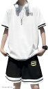 アスペルシオ ストリート系 上下 セットアップ 半袖 tシャツ 半ズボン 快適 カジュアルウェア メンズ スウェット ルームウェア 短パン 部屋着 スポーツ ジ...