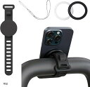 ベビーカー スマホホルダー magsafe対応 マグネット スマホスタンド 携帯ホルダー 車椅子 自転車 単品 (ブラック)