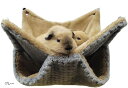 デグー ハンモック 小動物 フェレット モモンガ 取り付け簡単 かわいい 寝床 遊び場(グレー, L)