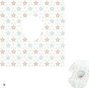 便座シート 使い捨て 防水 携帯用 子供用 トイレカバー 20枚セット(ホワイト (星))