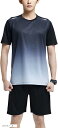 アスペルシオ スポーツウェア 上下セット 半袖tシャツ ショートパンツ 運動服 快適 2点セット メンズ 丸首 短パン 涼しい ジャージ サラサラ ランニング ...