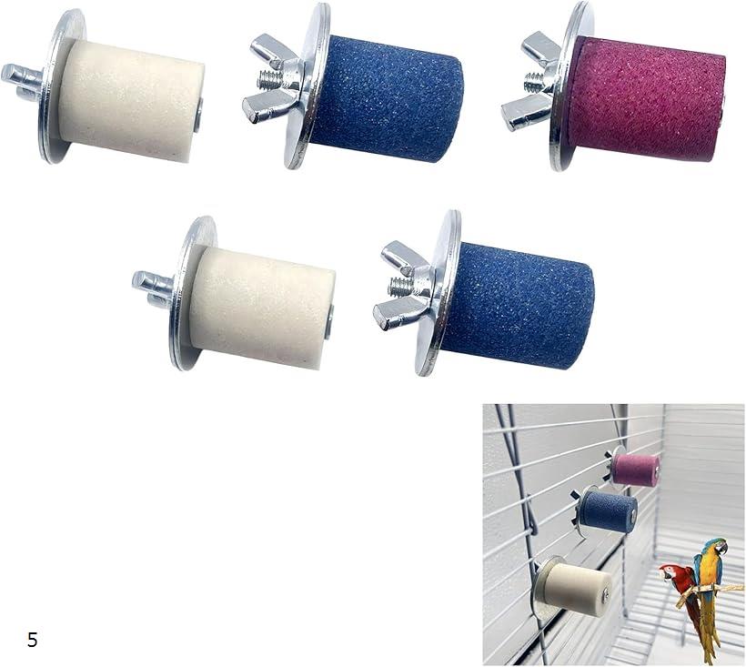 爪とぎ ボルダリング 小動物 止まり木ブロック セット ケージ設置 運動不足解消 (5)