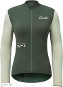 レディース サイクルジャージ 長袖 裏起毛 ウィンドブレーカー サイクリングジャケット ロードバイク サイクリングジャージ 防風 保温(グリーン, M)