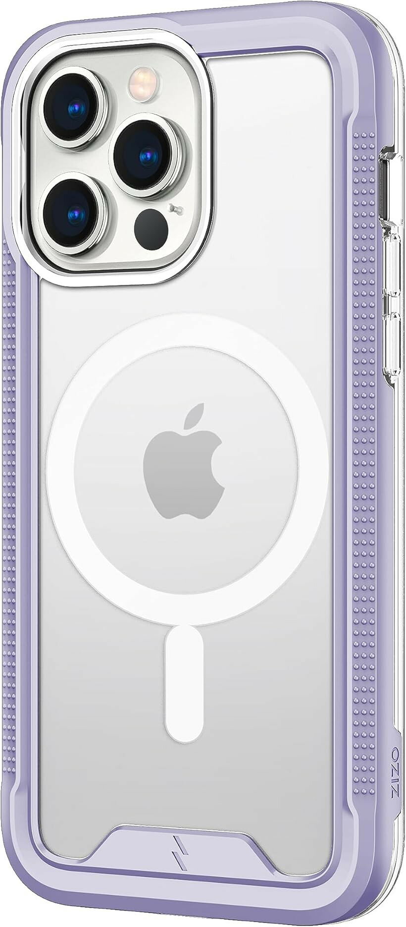 iPhone 15 Pro Max 6.7インチ MagSafe 対応 ケース カバー 耐衝撃 衝撃吸収 米軍MIL規格 強化ガラス保護フィルム付属 ハイブリッド ポリカーボネイト TPU (パープル, iPhone 15 Pro Max)