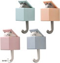 morytrade 箱猫フック 4個セット 両面テープ おもしろフック 猫グッズ 鍵フック(猫4個セット)