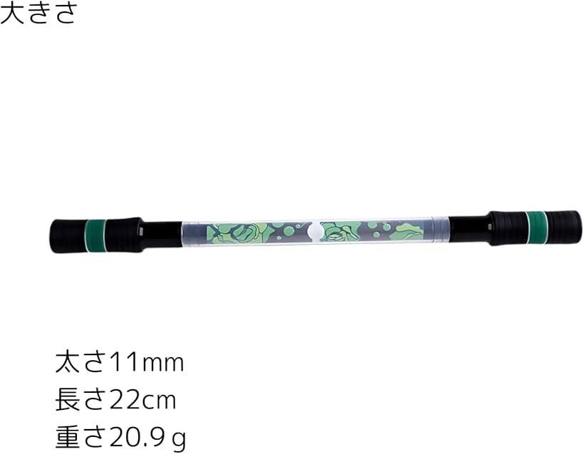 ホリックのZW-1003 ペン回し専用ペン 太軸22cm 重さ20.9g 安定感 パフォーマンスモデル (赤)｜アングル3