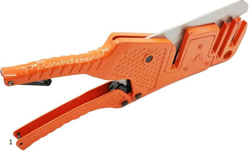 エコアン ダクト カッター 工具 ラチェット 機構 ブレード 切断 ツール パイプ モール ホース チューブ 配線 カバー 塩ビ PVC 1個