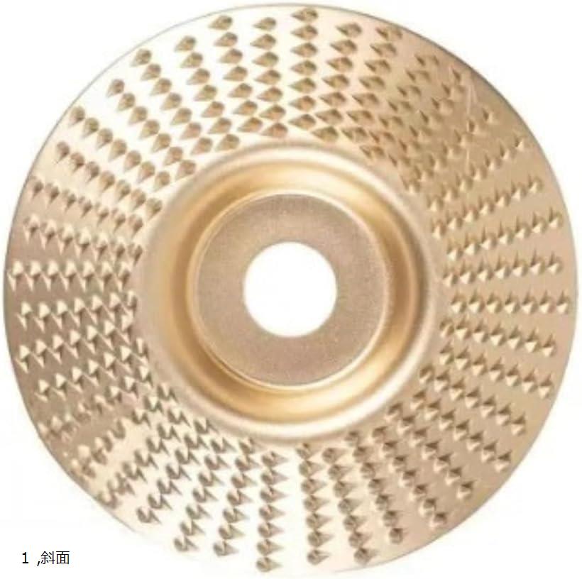 アングルグラインダー 刃 木工用 研磨 ディスク 木材 加工 高硬度 研削 パワフル (斜面)