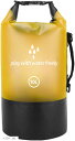 ドライバッグ 防水 海 釣り 登山(イエロー, 10L)