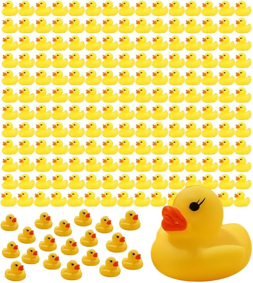 アヒル お風呂 おもちゃ 浮かぶアヒル プール 景品 イベント 子ども・保育園・お祭りに (200個入り)