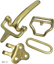 ベルト バックル レザークラフト 金具 セット ハンドメイド 彫刻(真鍮(大))