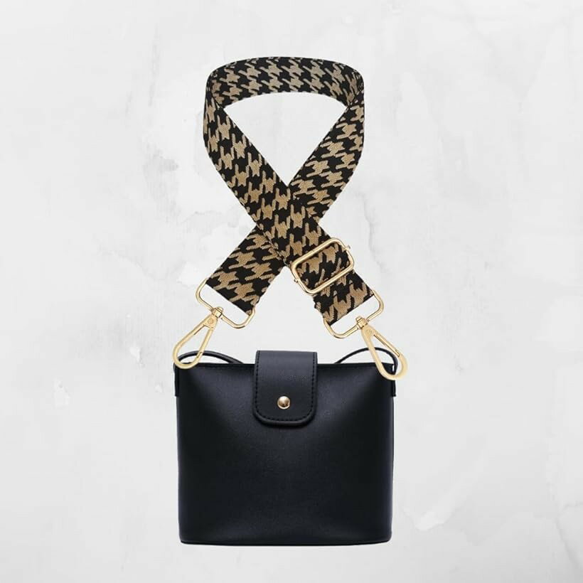 ショルダーストラップ バッグ用 太め ショルダーベルト 後付け 単品 ショルダー紐 付け替え 調節可能 (ブラウン)