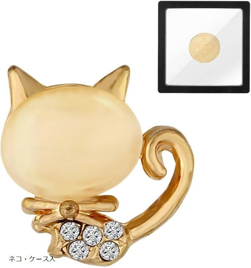 ラペルピン スーツ ジャケット メンズ レディース パーティー ビジネス (ゴールド, 約1.5cm)