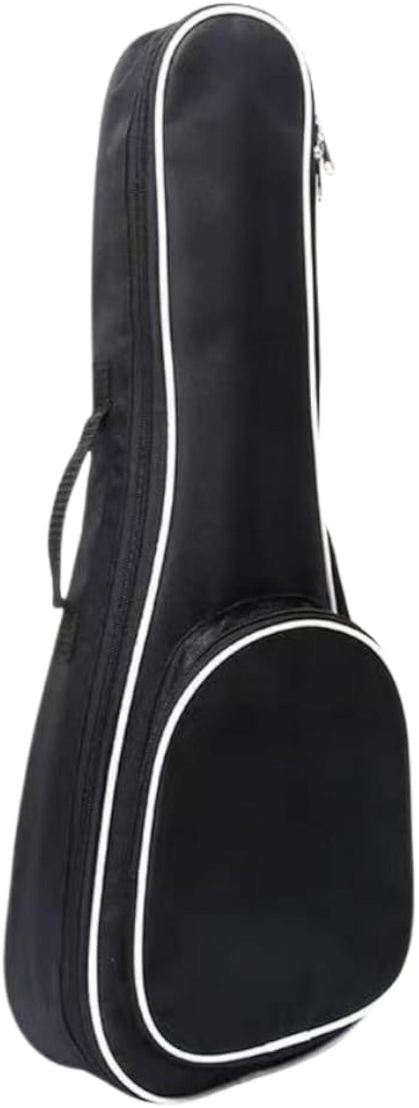 ウクレレ ケース ギター バッグ コンサート 持ち運び 保護 防水 23インチ (ブラック)