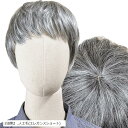 ウィッグ 白髪 白髪かつら 医療用 フルウィッグ ショート グレイヘア 高齢者 中高年 シニア ウルフ ボブ 耐熱 レディース 人工毛 ミセス つむじ シルバー 女装 自然 コスプレ ストレート(白8黒2, 人工毛(エレガンスショート))