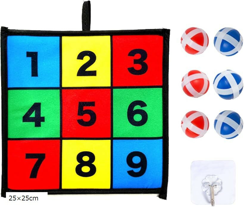 ���ȥ�å������� ������ Ū���ƥơ��׼� �ɳݤ� �ܡ���6�� ���� ���� ���٥���� (25x25cm)