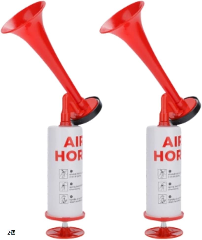エアーホーン 熊よけ 護身用 熊撃退 手動式 イベント グッズ 2個