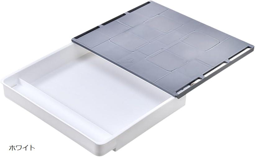 後付け引き出し デスク下収納 机下 拡張 小物 文房具 薄型収納 隠し...(3)