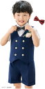 フォーマル スーツ 男の子 半袖 6点セット 夏 シャツ ベスト ハーフパンツ 蝶ネクタイ ベビー服 キッズ 小学生 夏服 子供服 結婚式 誕生日 記念撮影 発...