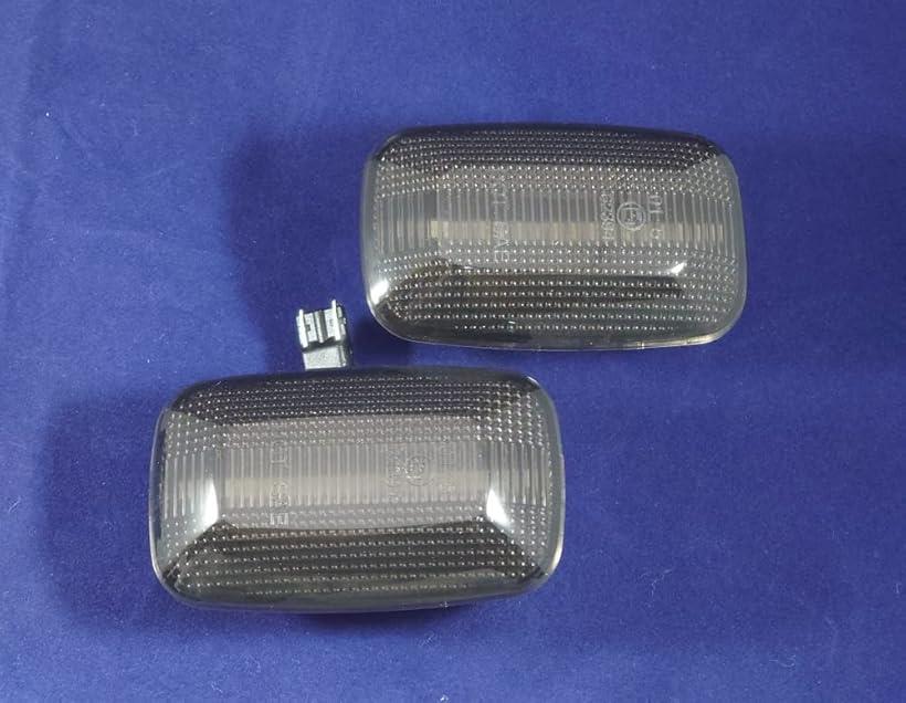 互換品トヨタ ランドクルーザー 70 80 100系 プラド 90系 ハイラックスサーフ 130 180系 ウインダム 20系 FJクルーザー 流れて光る スモークレンズ シーケンシャル サイドマーカー ウインカー
