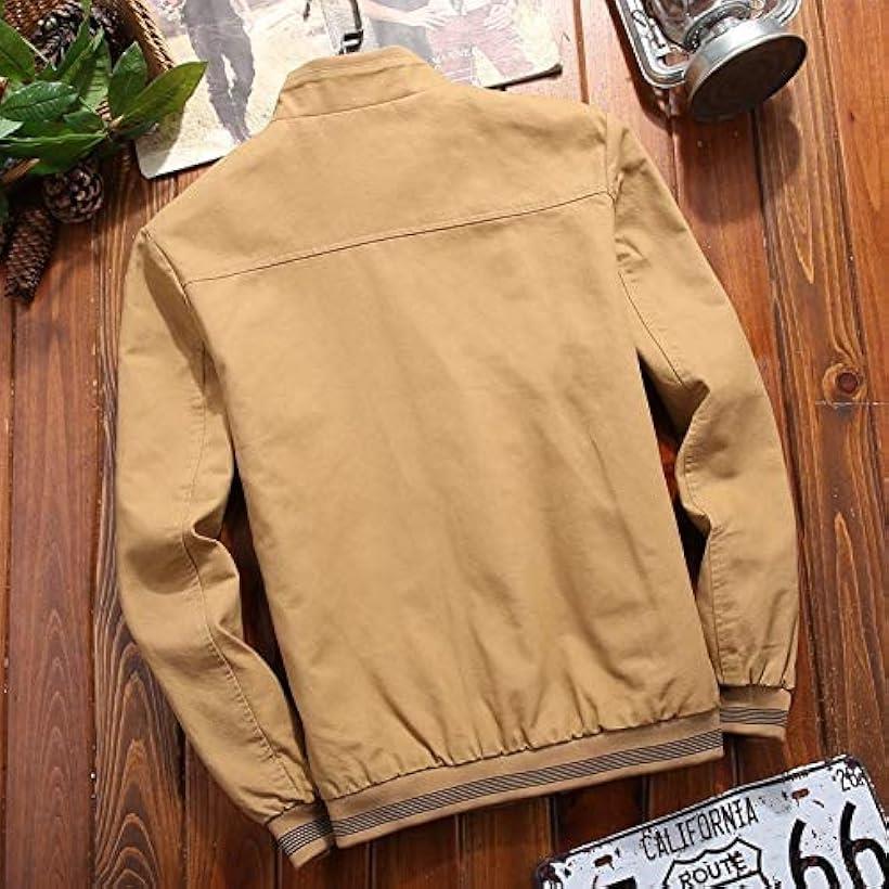 アスペルシオ ブルゾン ジップアップ ジャンパー メンズ アウトドア ジャンバー ma-1 ma1 防寒 暖かい アッタカ 防風 裏地 花柄 長袖 ながそで ナガソデ ミリタリー ジャケット コート(オフブラック, 3XL)