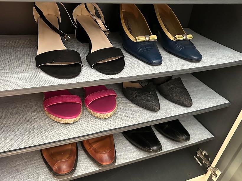 繰り返し使える セミア 下駄箱用強力消臭 日本製 活性炭 靴箱 ブーツ (グレー, 30x300cm)