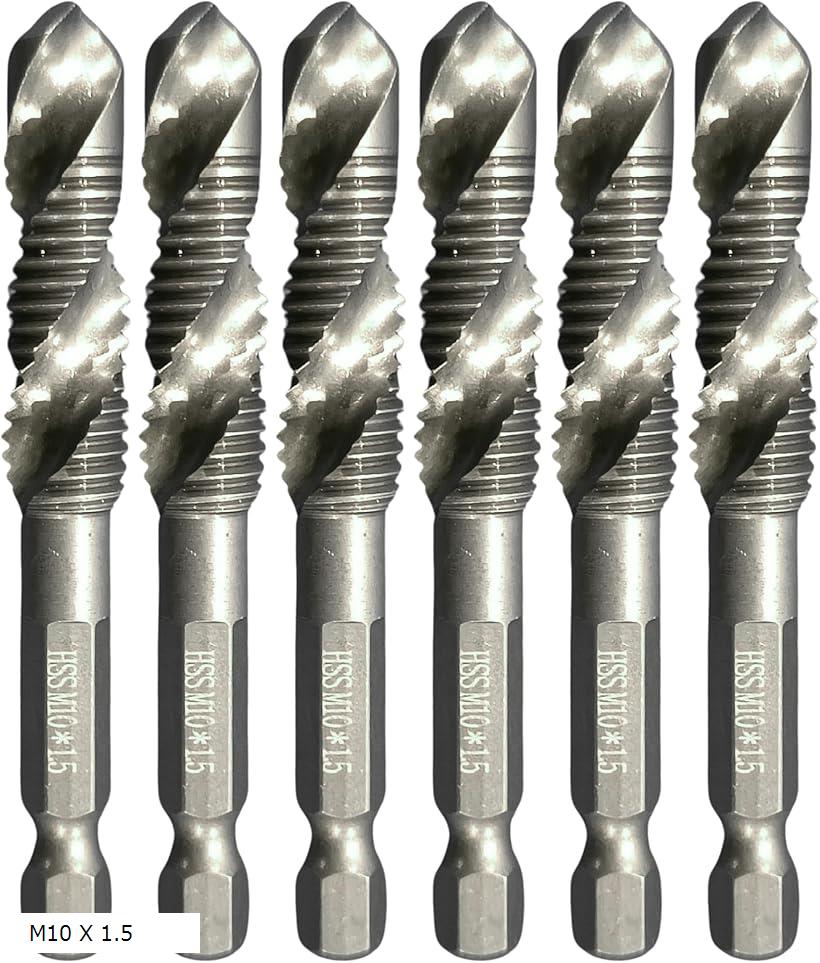 �ɥ�륿�å� ���ѥ���� 6�� �ӥå� ���å� �ꤢ�� ϻ�Ѽ��ɥ�� �ɥ�����å� (M10 X 1.5)