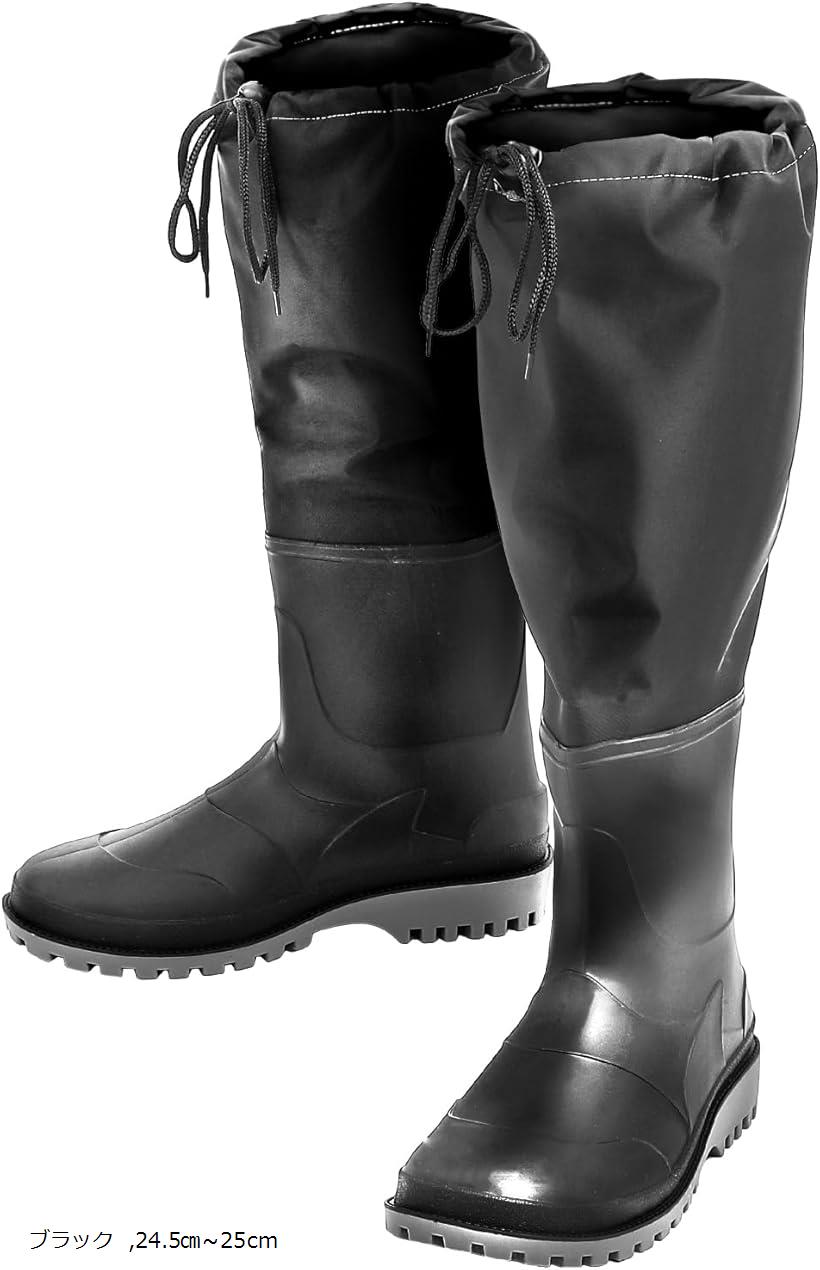 専門家推奨 ウェーダー ひざ下 釣り 胴長 ニーブーツ 長靴一体型 完全防水 丈夫 災害用 農作業  ...