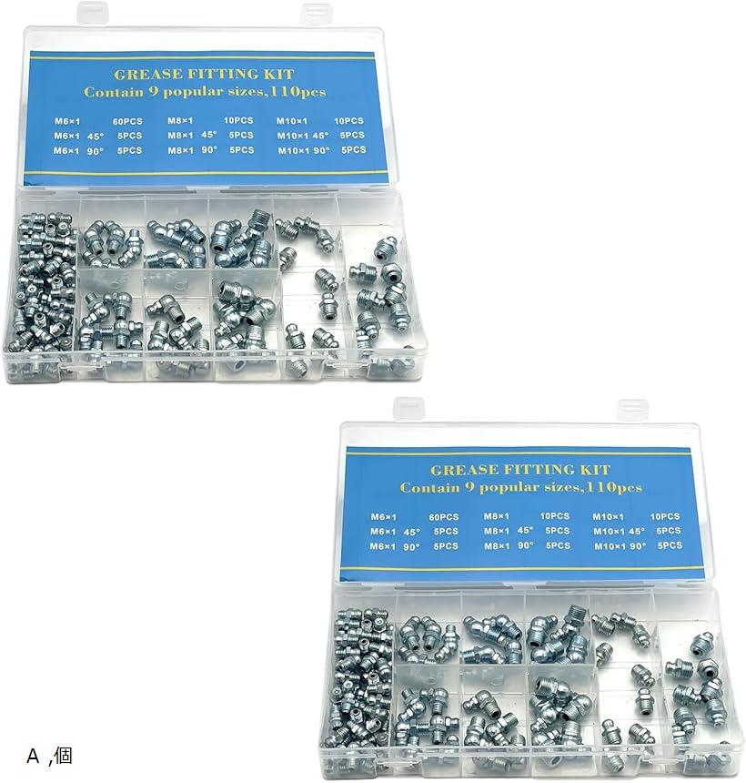 グリスニップル M6 M8 M10 ストレート 45度 90度 油圧 フィッティング 車 バイク メンテナンス SN-399-..