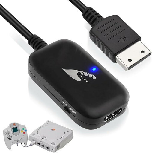 ドリームキャスト HDMI 変換 コンバーター Dreamcast 接続 ケーブル DC(ブラック) ドリームキャスト HDMI 変換 コンバーター Dreamcast 接続 ケーブル DC(ブラック)