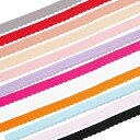 22m12色 弾性バンド ストレッチテープ 下着用 ナイロン 幅10mm 厚さ1mm 張りバンド カラフル レース DIY 手作り ハンドメイド 交換 手芸用 縫製工芸 衣類 飾り 装飾 裁縫材料(カラフル)