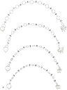 4点 編み物カウンターチェーン 0〜9 羊ステッチマーカー 合金ペンダント アクリルビーズ かぎ針編み用 編み物マーカー 段数リング 編み物ツール