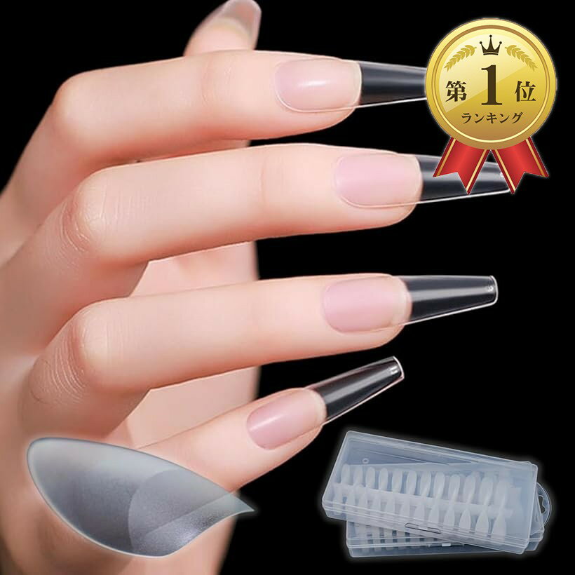 バリエーションコード : 2b92tkhr90商品コード2b29i844tt商品名ネイルチップ Silvella ロング 0.1mm超薄 クリア サンディング加工済み 自然にフィット つけ爪ブランドCOLORBIRDカラーバレリーナLサイズ等240pcs「自然になじみながら、指先をすらっと見せるロングタイプ」Silvella ロングは、長さのあるデザインを楽しみたい方に向けたクリアネイルチップです。根元が薄く、装着時の段差が出にくいため、ロングでも不自然になりにくく、指先をすっきり美しく見せやすい設計です。「やわらかくフィットしやすいソフトジェル素材」爪のカーブになじみやすいやわらかなソフトジェル素材を使用。硬いチップが苦手な方や、ロングチップ特有の違和感を抑えたい方にも使いやすく、自然なフィット感を目指せます。「デザイン映えする長さで、アートの幅が広がる」ロングタイプなので、ワンカラー、グラデーション、フレンチ、韓国風ネイル、推し活ネイル、パーツアートなども映えやすい仕様です。セルフでも存在感のあるネイルデザインを楽しめます。「サンディング加工済み・12サイズ240枚入りまたは504枚入り」チップ表面はサンディング加工済みで、ジェルや接着工程になじみやすい仕様です。12サイズ・240枚入りまたは504枚入りの大容量セットで、自分の爪に近いサイズを見つけやすく、サイドを削って調整しやすい内容です。「セルフネイル、長さ出し、チップ作成素材に」自然な見た目とデザイン映えのバランスを重視したい方におすすめです。セルフネイル、ネイルサロンでの長さ出し、ネイルチップ作家さんの制作素材まで幅広く使いやすいクリアネイルチップです。「材質」アクリル　「サイズ」12サイズ　「数量」240ピース（12ピースx2両手x10パレット）または504ピース（12ピースx2両手x21パレット） 「材質」アクリル　「Tips」チップ先裏の数字がクリア系ネイル時に気になる場合は、数字にトップコートを塗っていただくとトップコートと一体化して数字が消えます。※ 他ネットショップでも併売しているため、ご注文後に在庫切れとなる場合があります。予めご了承ください。※ 品薄または希少等の理由により、参考価格よりも高い価格で販売されている場合があります。ご注文の際には必ず販売価格をご確認ください。※ 沖縄県、離島または一部地域の場合、別途送料の負担をお願いする場合があります。予めご了承ください。※ お使いのモニタにより写真の色が実際の商品の色と異なる場合や、イメージに差異が生じることがあります。予めご了承ください。※ 商品の詳細（カラー・数量・サイズ 等）については、ページ内の商品説明をご確認のうえ、ご注文ください。※ モバイル版・スマホ版ページでは、お使いの端末によっては一部の情報が表示されないことがあります。すべての記載情報をご確認するには、PC版ページをご覧ください。「ロングネイルは好き。でも、いかにも付け爪っぽく見えるのは避けたい。」そんな方へ。Silvella（シルベラ）ロングは、自然な仕上がりと、すらっと美しい指先を目指したい方のための超薄型クリアネイルチップです。長さがあるからこそ、手元の印象は大きく変わります。でも、根元が厚く見えたり、チップ感が強く出たりすると、せっかくのロングネイルも不自然に見えてしまうことがあります。Silvella ロングは、ロングネイルならではの華やかさを楽しみながら、自然になじみやすい仕上がりを大切にしたネイルチップです。＊ 根元0.1mmが叶える、ロングでも自然ななじみチップ感が気になりにくい設計にこだわりました。後端部を約0.1mmの薄さにすることで、自爪との段差が出にくく、ロングでも自然になじみやすい仕上がりをサポートします。＊ 指先をすらっと見せる、上品なロングタイプ長さのあるロングタイプなので、指先をすっきり美しく見せたい方におすすめです。ワンカラー、グラデーション、フレンチ、マグネット、チークネイル、パーツアートなど、デザインの幅も広がります。＊ 爪にやさしく寄り添う、しなやかな素材ソフトジェル系のしなやかな素材感で、爪のカーブになじみやすい仕様です。硬すぎるチップが苦手な方や、ロングチップ特有の違和感を抑えたい方にも使いやすい設計です。＊ はじめてでも扱いやすい、サンディング済み設計表面はあらかじめサンディング加工済み。面倒な下準備を減らし、ジェルや接着工程になじみやすく、セルフネイルやチップ作成をスムーズに進めやすい仕様です。＊ たっぷり使える、12サイズ240枚入りまたは504枚入りの大容量全12サイズ入りで、自分の爪に近いサイズを見つけやすいセットです。迷った場合は少し大きめを選び、サイドを削って調整することで、より自然に合わせやすくなります。パレット型の専用ケース付きで、サイズごとに整理して保管できます。＊ セルフネイルにも、サロンワークにも、チップ制作にも休日やイベント用にロングネイルを楽しみたいセルフネイル派の方はもちろん、ネイルサロンでの長さ出し、ネイルチップ作家さんの制作素材としても使いやすいクリアネイルチップです。＊Tips：チップ裏のサイズ番号が透けて気になる場合は、番号部分にトップコートを重ねることで、目立ちにくくなる場合があります。仕上がりに合わせてご調整ください。自然になじみながら、指先をすらっと美しく。Silvella ロングで、デザインが映える上品なロングネイルをお楽しみください。