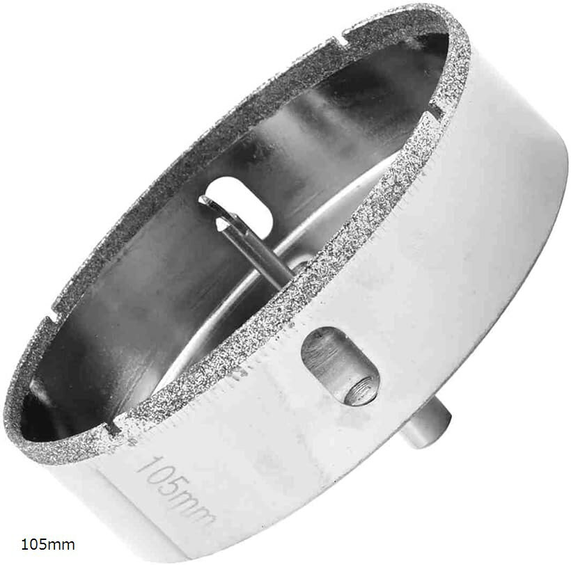 陶器・ガラス・大理石・レンガ・植木鉢に穴あけ ダイヤモンドホールソー センタードリル付き ガイド 陶..