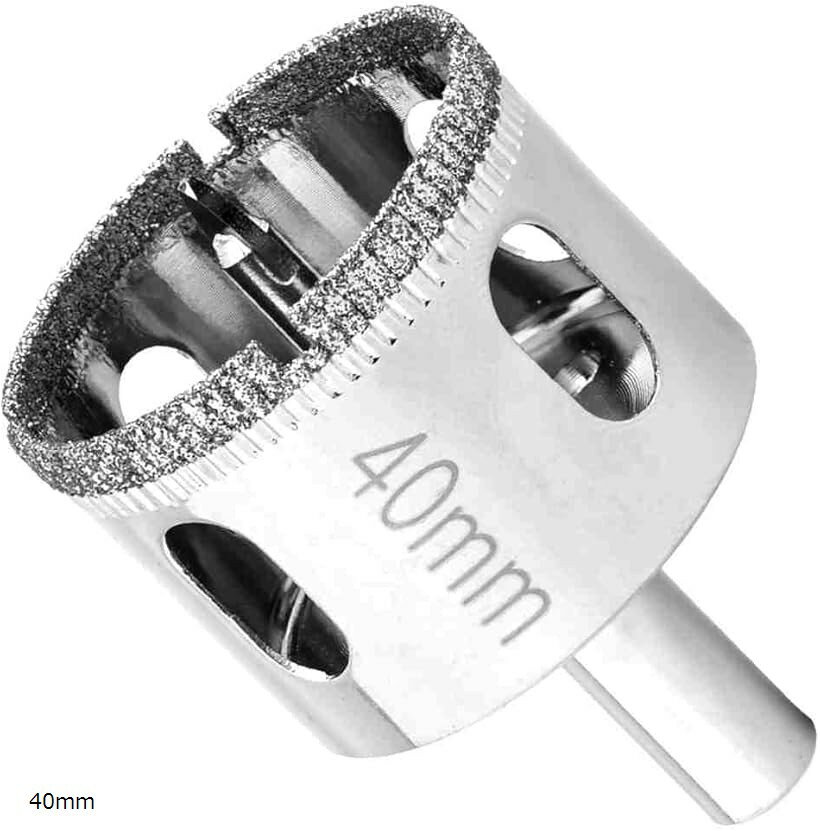 陶器・ガラス・大理石・レンガ・植木鉢に穴あけ ダイヤモンドホールソー センタードリル付き ガイド 陶..