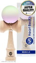 モダンなパステルカラー 7色 競技用けん玉 剣玉 けんだま Kendama 民芸品 マット塗装 ツートン ミスティカルパステル Heart Beat’s(イエロ...