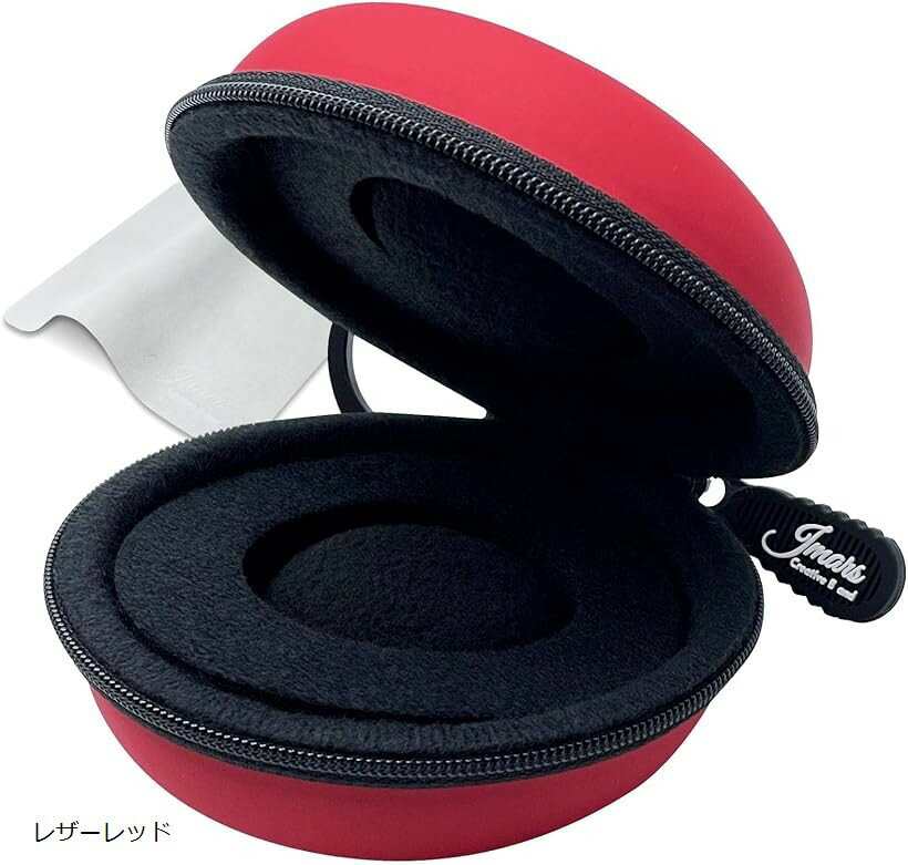 腕時計 携帯ケース 時計を守るクッション付き 国内評価機構にて落下衝撃試験済｜ROLEX・Apple Watch・G-SHOCKにも対応 (レザーレッド)