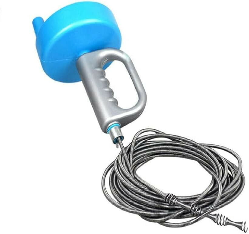 パイプクリーナー ワイヤー 回転式 排水溝 お風呂 トイレ 洗面所 下水 詰まり 解消 (4m)