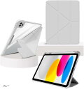 ipadmini6ケース ipadmini7 第6世代 第7世代 ペン収納 軽量 薄型 ミニ スタンド オートスリープ 縦 置き 全面保護(グレー)