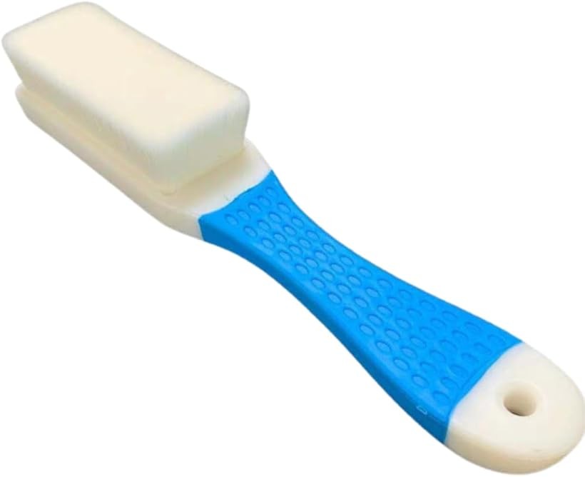 靴 ブラシ 靴洗い ブラシ靴 ぶらし 革靴 ハイヒール スニーカー 柔らかい 汚れ落とし 表面を傷つけない シューズ 衣類にも使える (ホワイト, 小)