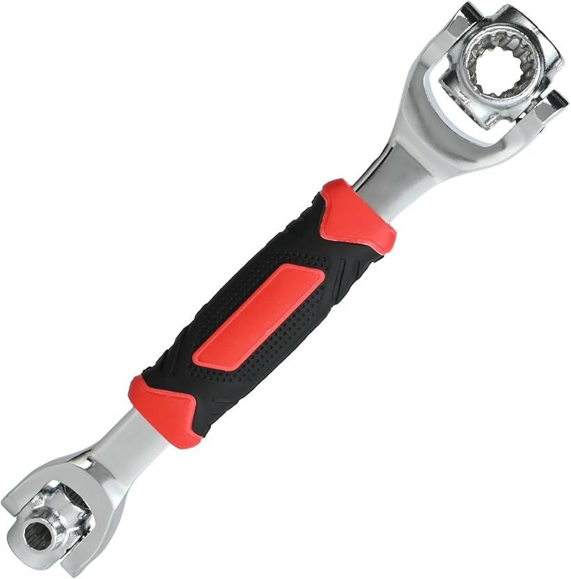 バリエーションコード : 2bukuf9kvs商品コード2buk9nut1k商品名ソケットレンチ 8 in 1 360°回転 車バイク修理用 タイガーレンチ レンチブランドルボナリエカラーレッド※ 他ネットショップでも併売しているため、ご注文後に在庫切れとなる場合があります。予めご了承ください。※ 品薄または希少等の理由により、参考価格よりも高い価格で販売されている場合があります。ご注文の際には必ず販売価格をご確認ください。※ 沖縄県、離島または一部地域の場合、別途送料の負担をお願いする場合があります。予めご了承ください。※ お使いのモニタにより写真の色が実際の商品の色と異なる場合や、イメージに差異が生じることがあります。予めご了承ください。※ 商品の詳細（カラー・数量・サイズ 等）については、ページ内の商品説明をご確認のうえ、ご注文ください。※ モバイル版・スマホ版ページでは、お使いの端末によっては一部の情報が表示されないことがあります。すべての記載情報をご確認するには、PC版ページをご覧ください。「ソケットレンチ 8 in 1 360°回転 車バイク修理用」・さまざまなナットやボルトにフィットするソケットレンチです。・6タイプのナットやボルトに対応した8つのソケットを1本のレンチに内蔵しておりますので、1本で自動車整備、建築、電設作業から家庭での日曜大工、アウトドア活動まで幅広いシーンでご活用いただくことができます。・素材に丈夫な高炭素鋼を使用しておりますので、耐久性が高く、長い期間に渡りご愛用いただくことが可能です。マグネットタイプでご用意しておりますので、鉄製のネジなどの落下による紛失を防止することができます。・サイズ変更はヘッド部分を回転させるだけですので、ソケット交換の手間を省き、効率的な作業を行うことが可能です。車や工具箱に1本入れておくだけで、心強いパートナーとなります。(仕様)サイズ(約): 250 x 50mm重量(約): 470g対応ネジ: 6角ボルト、12ポイント、Round Hex、SQボルト、スプラインボルト、T-X対応サイズ: 8mm， 10mm， 11mm， 13mm， 14mm， 16mm， 17mm， 19mm＊モニターの環境により、色の見え方に若干差が生じる場合があります。