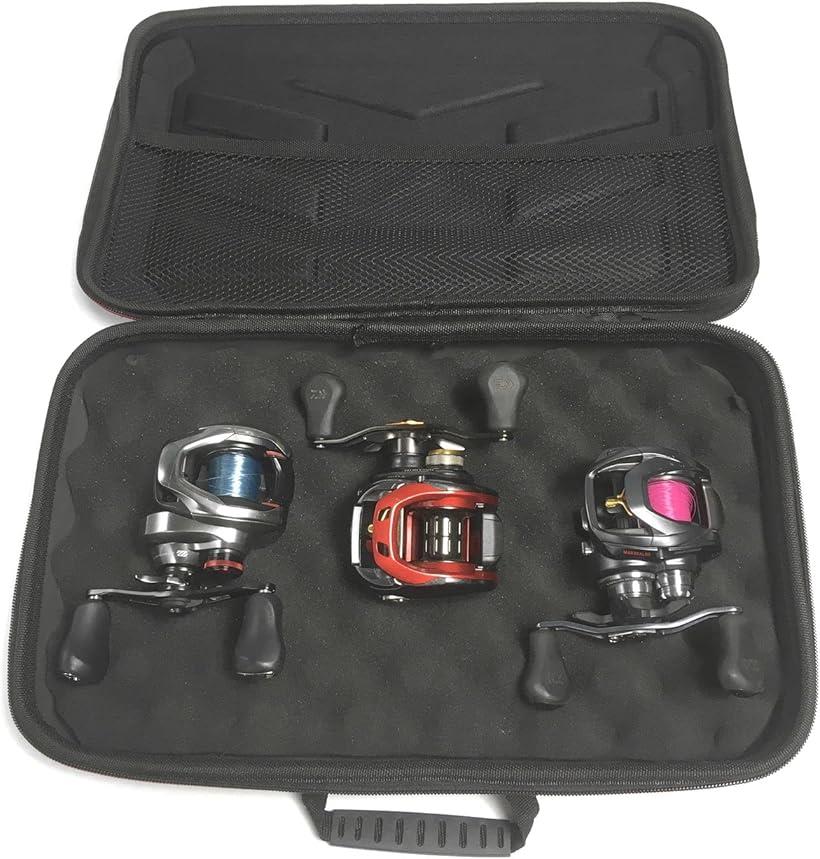 EVA セミハード ベイトリールケース アブガルシア ダイワ シマノなどのベイトリールの収納 保管 釣行に便利 (EVAベイトリールケース)
